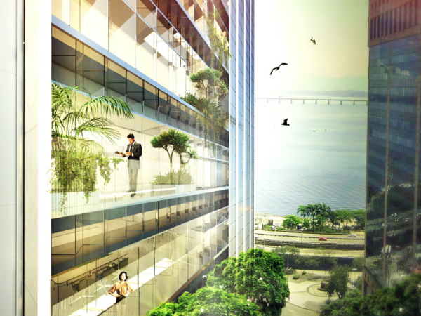 Биоклиматический небоскреб «Риу-Бранку 12» - новые стандарты для экологических офисов в Бразилии 