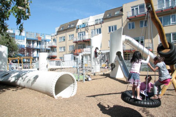 Экологичная площадка для активных детских игр