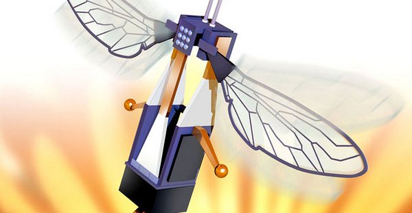 Графический эскиз концепта Robobees-поисковика Графический эскиз концепта Robobees-поисковика