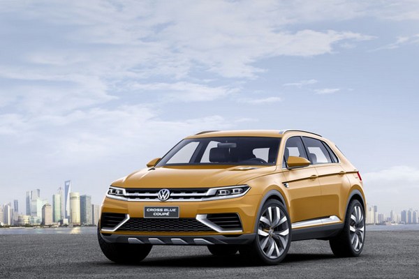 Volkswagen CrossBlue Coupe гибридный кроссовер с расходом 3 литра