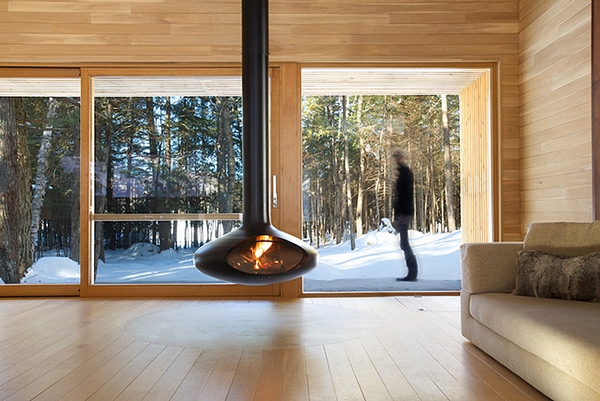 Всесезонный дом для отдыха в лесу.