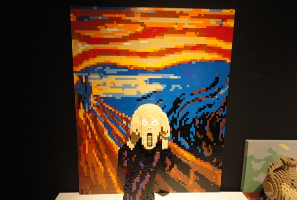  LEGO живопись и скульптуры от Натана Савая 