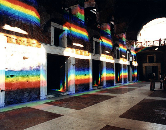 Новое освещение Троянского Рынка, Италия, 2000 год.