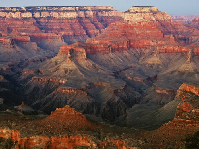 Большой каньон реки Колорадо, одно из признанных природных чудес света.