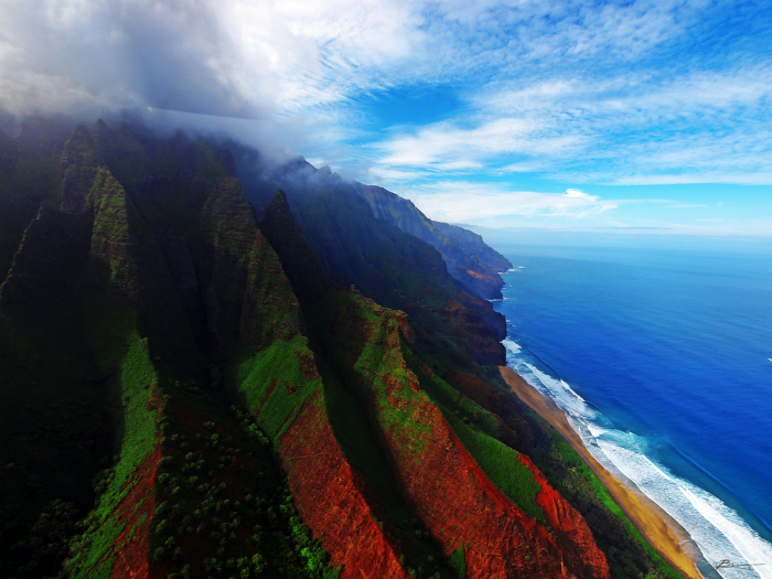 Склоны вулкана Куаи, Гаваи. Фотограф: Paul Bica.