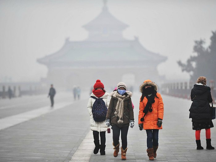 Китай входит в список стран с самым высоким уровнем загрязнения воздуха.