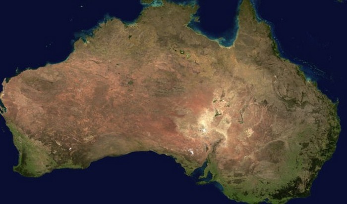 Осрова у австралийского побережья.