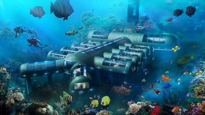Подводный отель.