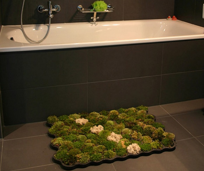 Touch of Green - зелёный коврик для ванной