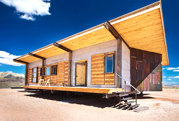 Зеленый дом для семьи навахо