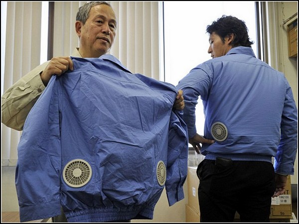 Японская одежда с вентиляторами