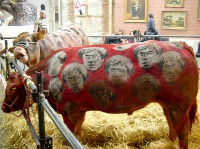 Коровы как вид искусства.
