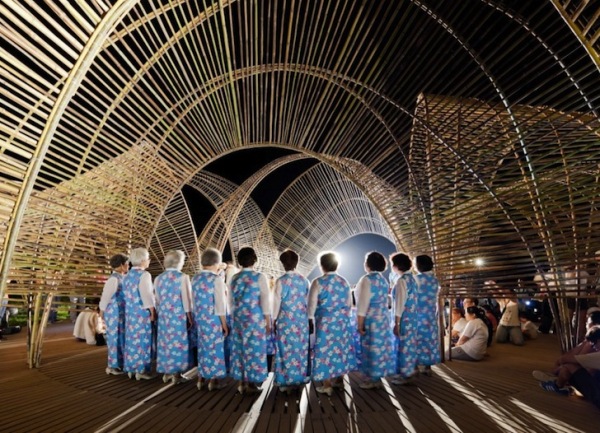 Бамбуковый павильон на Тайване