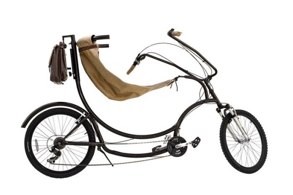 Велосепед с гамаком-лежанкой