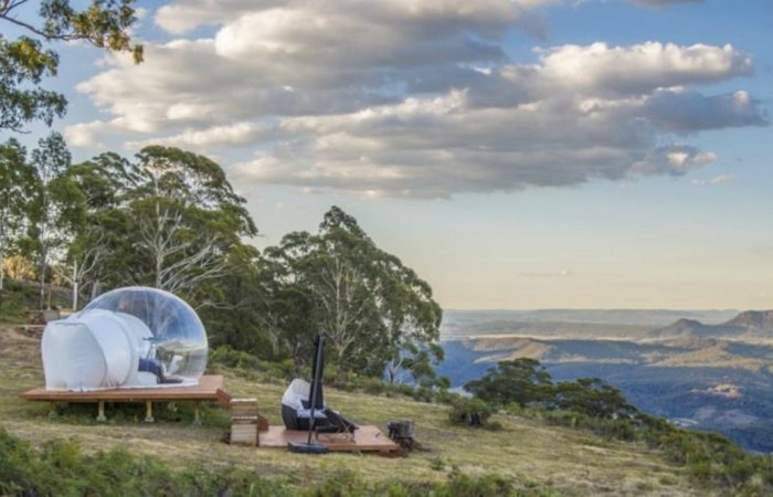 Палатки-пузыри «Bubble Tent Australia» расположены в живописных местах.