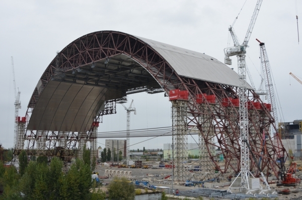 Новая защита четвёртого блока Чернобыльской АЭС