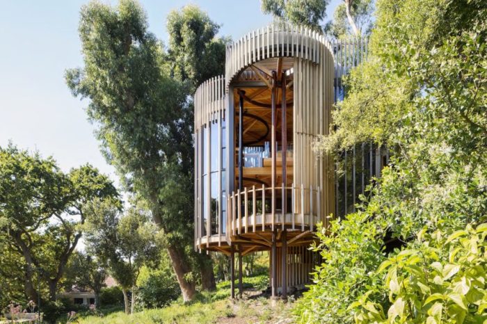 Невероятный роскошный дом на дереве в лесу возле Кейптауна