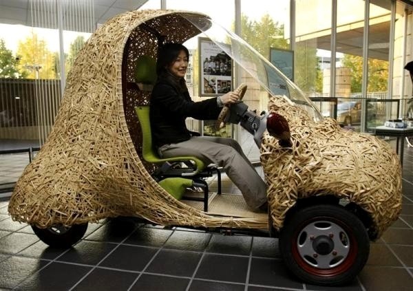 Автомобиль из бамбука - символ счастья
