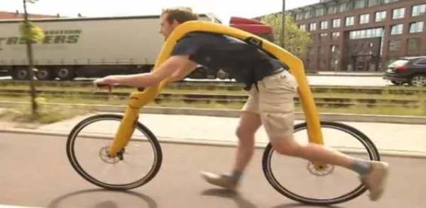 Необычный велосипед Fliz: ремни вместо седла