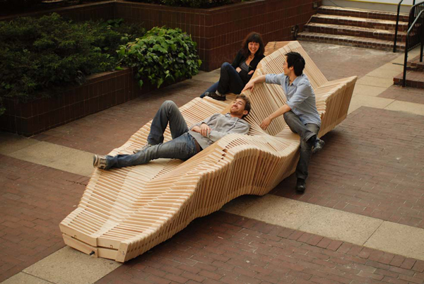 Инновационная скамья от американских дизайнеров