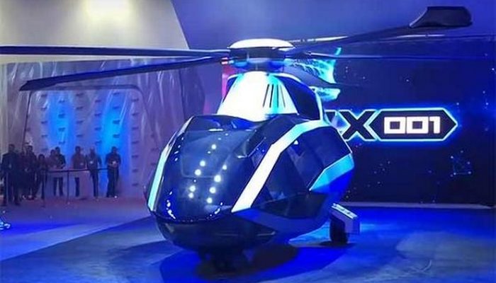 FCX-001 на выставке Heli-Expo 2017.