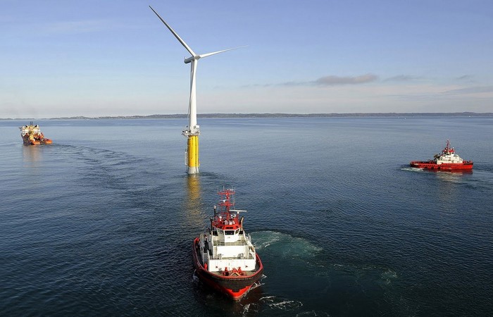 Монтаж ветряной фермы «Hywind Scotland» завершен. Монтаж ветряной фермы «Hywind Scotland» завершен.
