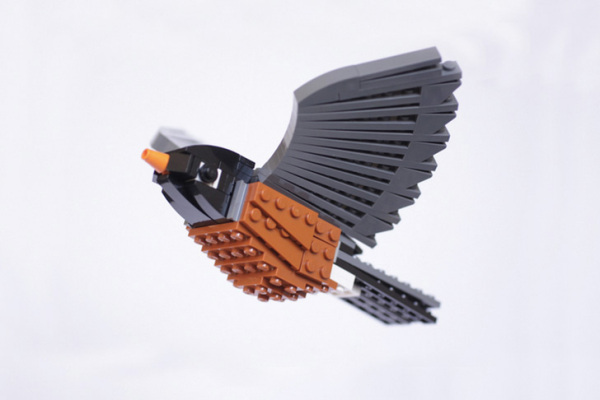 Птицы из кирпичиков LEGO
