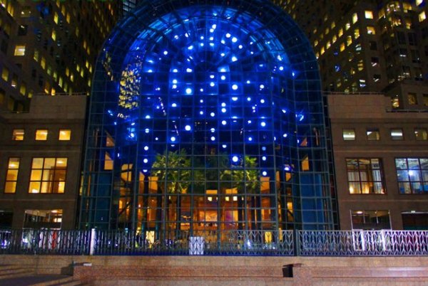 LED-освещение мирового Финансового Центра