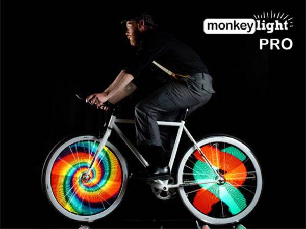 Monkey Light Pro: рисунки на спицах
