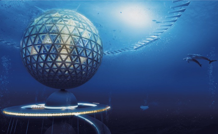 Невероятный японский проект: город под водой