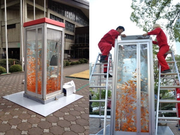 Большой аквариум в Осаке: креативная утилизация