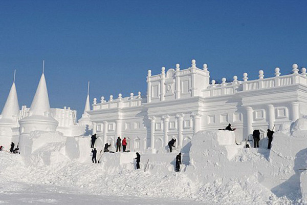 Креативные идеи снежных дел мастеров