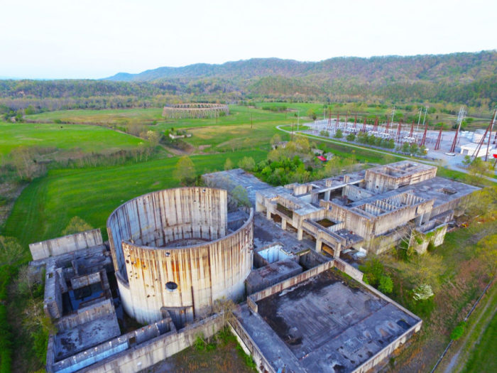 Заброшенная атомная электростанция. 