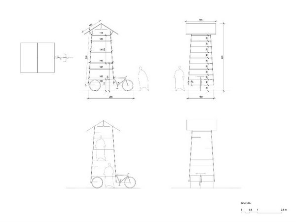 Схема велосипеда-лавки