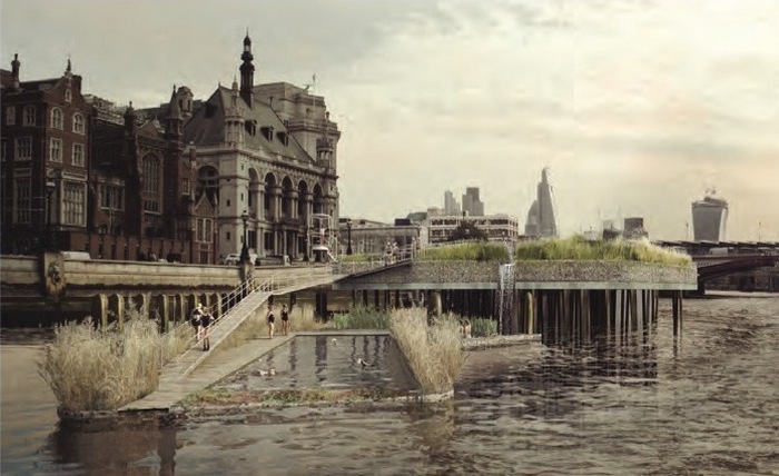 Thames Baths Projec - необычный пляж в Лондоне