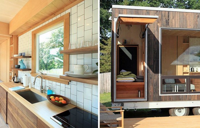 Мобильный домик для отдыха на природе «Sturgis Tiny Home».