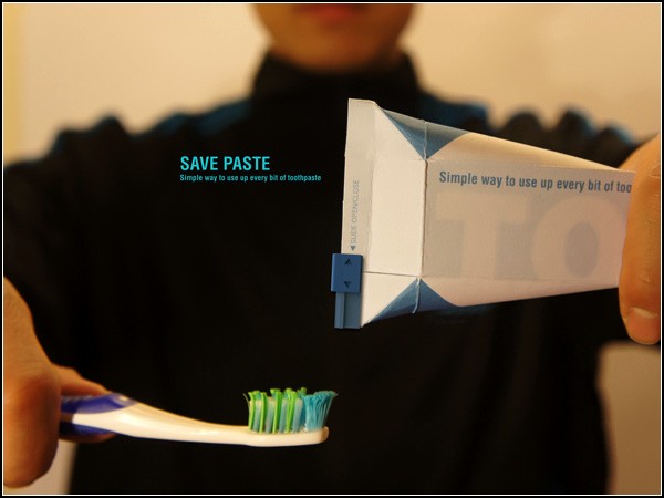 Инновационный тюбик зубной пасты