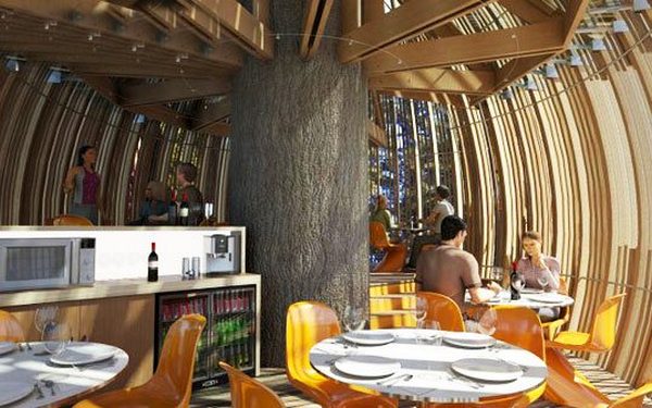 Эко-ресторан на дереве