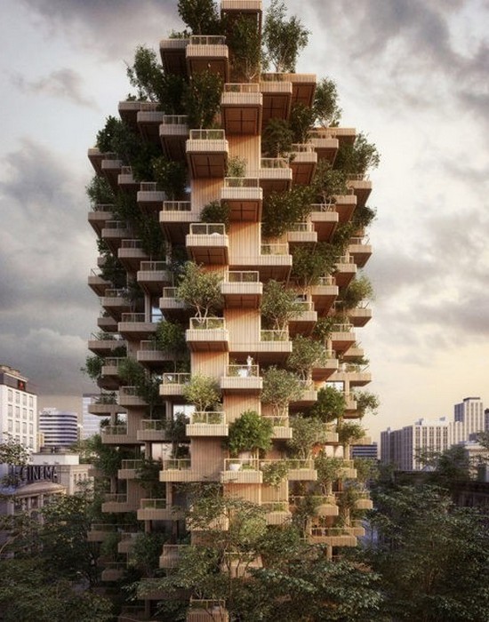 Вертикальный лес Toronto Tree Tower.