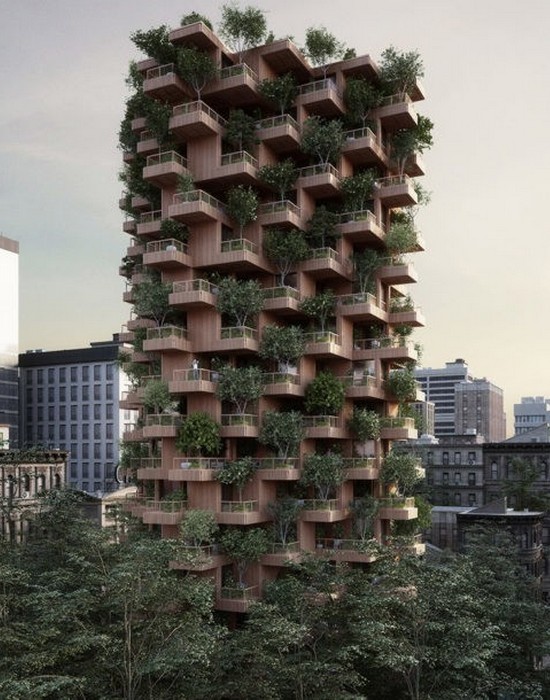 Гигантское «дерево» Toronto Tree Tower.