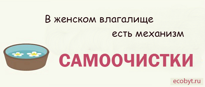 Влагалище самоочищается