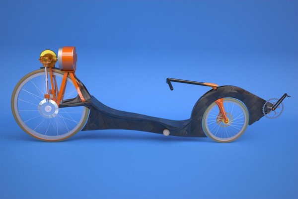 Электрический велосипед с самой оригинальной внешностью