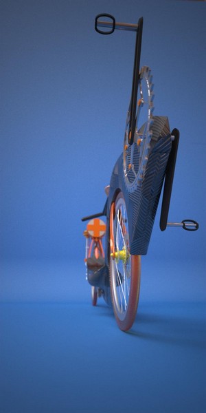 Электрический велосипед с самой оригинальной внешностью