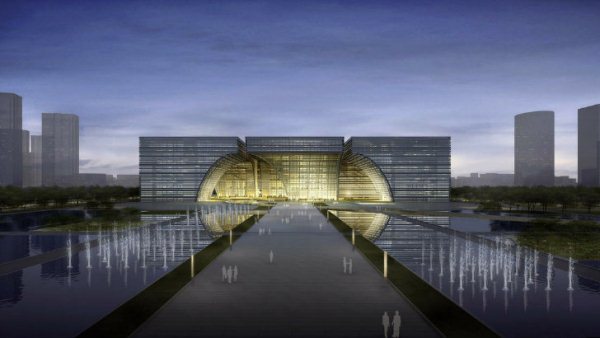 Культурный центр в Чанчжоу: музеи, библиотека, магазины и эко-технологии