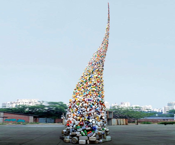 Китайская арт свалка мусора
