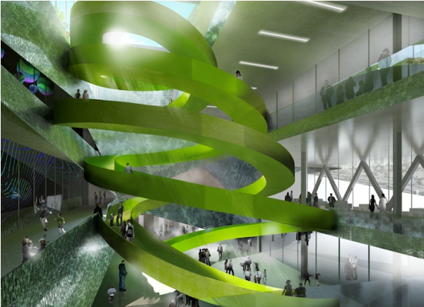 Креативный проект реконструкции здания научного центра в Копенгагене