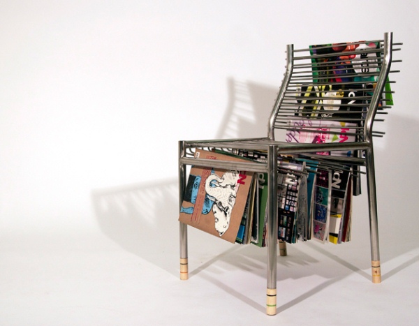 Многофункциональная мебель: стул для любителей глянца