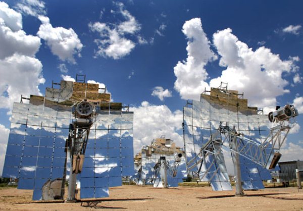 Солнечная электростанция в марокканской пустыне