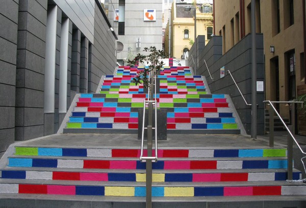 Вязаная лестница в Сиднее